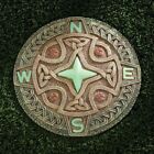 Glow-In-the-Dark Irish Celtic Compass Garden Stepping Stone