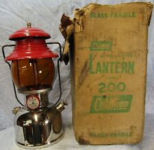 New ListingCOLEMAN MODEL 200 SINGLE MANTLE LANTERN WITH ORIG BOX MADE IN USA IS JAN OF 1951