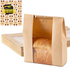 Paper Bread Bags 25PCS, Sourdough Bread Bags for Homemade Bread, Large Bakery Ba