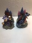 VINTAGE AVERY CREATIONS WIZARD AND DRAGON BOOKENDS 2000