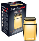 BaByliss PRO GOLD Cordless Metal Double Foil Shaver | FXFS2G - BRAND NEW