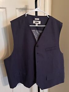 Joseph Aboud Men’s Formal Vest - Size 2XL - Navy Blue - Used