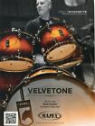 2012 Print Ad of Mapex Black Panther Velvetone Drum Kit w Gregg Bissonette