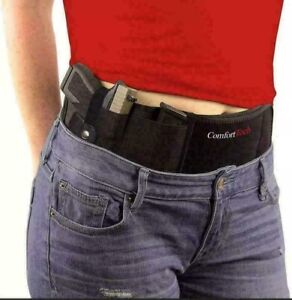 Belly Band Gun Holster for Concealed Carry - for Men & Women - Black