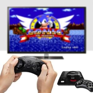 AtGames Sega Genesis Console HDMI Wireless Controllers Built-in Games 85 + 700