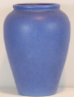 Mysterious captivatingly blue antique hand thrown vase
