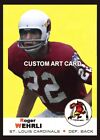 Roger Wehrli St Louis Cardinals 1969 Style Custom Football Art Card