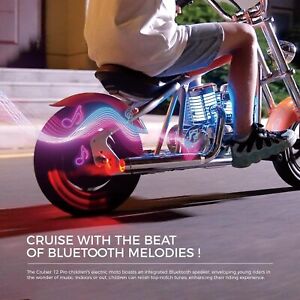 CRUISER 12 PLUS Child Kid's Motorbike Electric Bike Motorcycle LED Lights Music