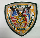 Washington County Sheriff Mississippi MS Patch S9