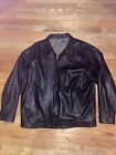 Vintage Polo Ralph Lauren Men’s Leather Harrington Bomber Jacket Sz XL LOOK DESC