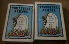 Vintage Sealed Cowboy Tombstone Arizona Souvenir Playing Cards W/box Rare