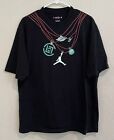 Men’s Air Jordan x Clot Black Jade Graphic T-Shirt Black DJ9740-010  Large NWT