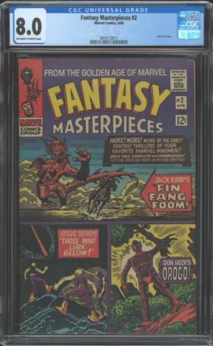 Fantasy Masterpieces #2 Marvel 1966 CGC 8.0 VF 1st Fin Fang Foom (reprint)