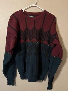Rare Vintage Jantzen Men's  Multi-Color Wool Blend Sweater Size: M Made in USA