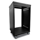 AxcessAbles 16U A/V | Audio Equipment 19Inch Rack Mountable Rolling Cabinet