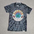 Cookies Women Top Shirt Small Gray Floral Rose Tie Dye Daily Bread Tour 420 2015