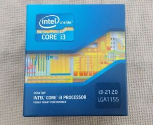 Intel Core i3-2120 Dual-Core Processor 3.3 GHz 3 MB Cache LGA 1155 - BX80623I321