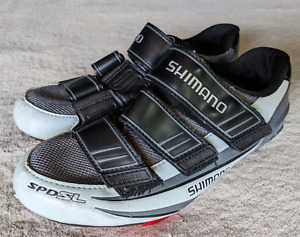 New ListingSHIMANO SH-R 098W SPD SL Road Cycling Shoes EU 38, US 6 Womens Gray Black