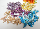MULTICOLOR BLISTER PEARL LOOSE BEAD LOT, JEWELRY CRAFT SUPPLIES LOT