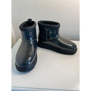 Koolaburra by Ugg Clear Black Waterproof Winter Boots Women's 7 NWT