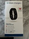 Fitbit Charge 2 HR Heart Rate Monitor Fitness Wristband Tracker -Black Large