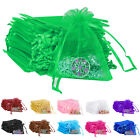 100/200x Wholesale Organza Gift Bags Bulk Jewerly Favor Pouch For Wedding Party