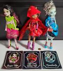 Monster High Scarily Ever After Lot Draculaura Frankie Clawdeen Near Complete