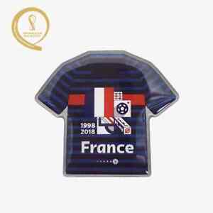 Qatar 2022 FIFA World Cup France National Team Shirt PIN Badge