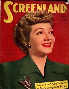 SCREENLAND Magazine March 1945