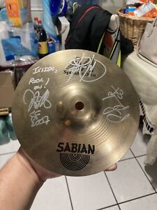 Sabian AA 8in Splash Drum Cymbal Signed By Shadows Fall  2007