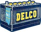 Delco Battery Laser Cut Metal Sign