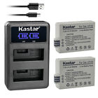 Kastar 2 Battery LP-E5 + Charger for Canon EOS Rebel T1i 450D 500D 1000D Kiss X3