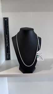 925 Silver Rope Necklace.