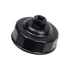65mm 14 Flute Cup Style Oil Filter Wrench, Black, Steel