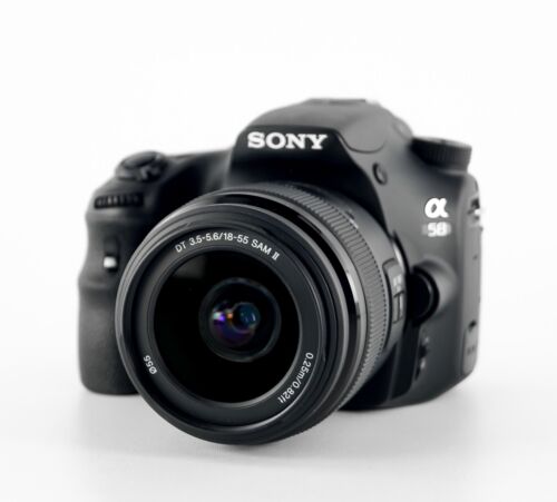 Sony Alpha SLT-A58 20.4MP Digital SLR Camera - DT SAM II 18-55mm
