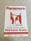 RARE Paramore tour poster A3, ORIGINAL advertising poster, Rod Laver Arena