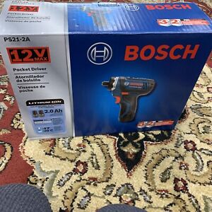 Bosch Pocket Driver 12V MAX 2-Speed Cordless Drill Kit + 2 Batteries & Charger