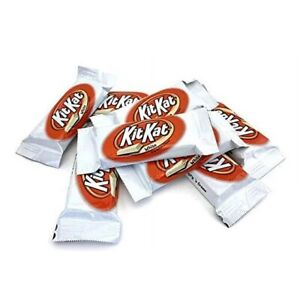 KIT KAT SNACK-wrapped WHITE Chocolate Wafer Candy Bar-BITE SIZE-BULK BAG PRICE