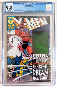 X-Men #25 CGC 9.8 - 1993 Hologram cover Magneto takes Wolverines Adamantium!