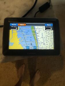 garmin gpsmap 640 Bundle Powers Up, Dc And Ac Chargers For Home,boat, Car.