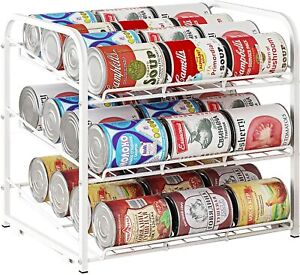 Can Organizer Rack Can Dispensers Holds up to 36 Cans for Pantry Kitchen Cabinet