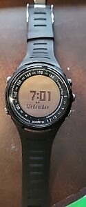 Suunto T3 Watch Black / White New Battery And Band B Grade Face