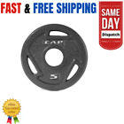 2 inch 5 Lbs CAP Barbell Black Olympic Grip Plate Workout Fitness Single.