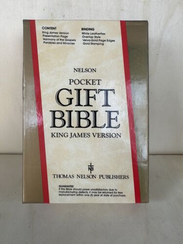 King James Pocket Gift Bible Thomas Nelson Publishers