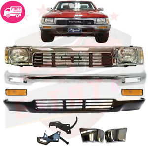 New Toyota Pickup For 1989-1991 4wd Front Bumper Grille Headlamp/Assembly 15pcs (For: 1991 Toyota Pickup)