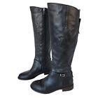 Franco Sarto Haylie Equestrian Tall Leather Boots Womens Size 7.5
