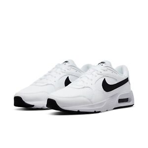 Nike AIR MAX SC Men's White Black CW4555-102 Lace-Up Athletic Sneakers