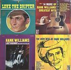 Lot Of 4 Hank WIlliams - 33 RPM Vinyl Albums - Luke The Drifter - 3 Additional