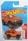 2021 HOT WHEELS Car THEN AND NOW '21 FORD BRONCO ORANGE #100 MOC