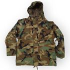 Tru-Spec H2O ECWCS Parka Jacket Mens Large Military Hooded Camouflage Waterproof